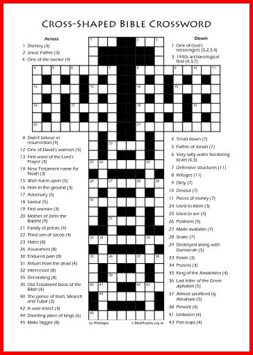 Interactive Bible Crossword Puzzles for Everyone!.